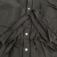 INDIA INDUSTRY ピンタックシャツ バラン BARAN ND-B0114 POP サイズ1 ブラウス ブラック レディース インディアインダストリー【中古】5-0902S♪