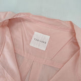 Toujours クラシックバンドカラーシャツ チュニック ブラウス シャツ ピンク レディース トゥジュー【中古】5-1218M∞