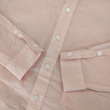 Toujours クラシックバンドカラーシャツ チュニック ブラウス シャツ ピンク レディース トゥジュー【中古】5-1218M∞