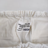 TICCA カーゴパンツ TBES-051 定価26400円 カーゴパンツ 25SS ホワイト レディース ティッカ【中古】5-0902M♪