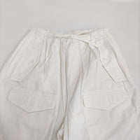 TICCA カーゴパンツ TBES-051 定価26400円 カーゴパンツ 25SS ホワイト レディース ティッカ【中古】5-0902M♪