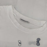 mina perhonen choucho 定価17600円 zs8516 刺繍 サイズ40 長袖Ｔシャツ カットソー ロンＴ ホワイト レディース ミナペルホネン【中古】5-1215M∞