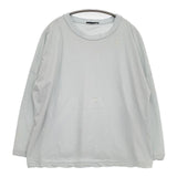 mina perhonen choucho 定価17600円 zs8516 刺繍 長袖Ｔシャツ カットソー ロンＴ ブルー レディース ミナペルホネン【中古】5-1215M∞