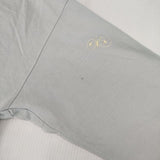 mina perhonen choucho 定価17600円 zs8516 刺繍 長袖Ｔシャツ カットソー ロンＴ ブルー レディース ミナペルホネン【中古】5-1215M∞