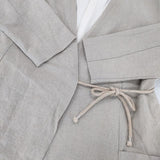 YAECA WRITE ラップコート カシュクール 92513 リネンコットン コート ベージュ NATURAL レディース ヤエカ【中古】5-1217M∞