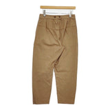 YAECA WRITE 90605 リネン混 パンツ ブラウン KHAKI レディース ヤエカ【中古】5-1217G∞