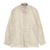 YAECA コンフォートシャツ コットンシルク 60106 スナップボタン 長袖シャツ ベージュ レディース ヤエカ【中古】5-1217M∞
