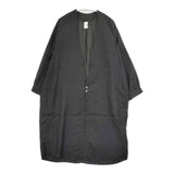 NO CONTROL AIR リヨセル ラミー 羽織り 製品洗い コート ブラック レディース ノーコントロールエアー【中古】6-0308M∞