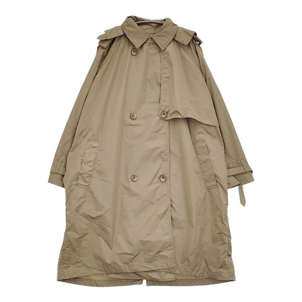 JOURNAL STANDARD LUXE タフタ フードトレンチコート 定価46200円 24AW ベージュ レディース ジャーナルスタンダード ラックス【中古】5-0902M♪
