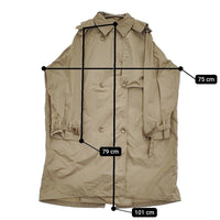 JOURNAL STANDARD LUXE タフタ フードトレンチコート 定価46200円 24AW ベージュ レディース ジャーナルスタンダード ラックス【中古】5-0902M♪