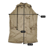 JOURNAL STANDARD LUXE タフタ フードトレンチコート 定価46200円 24AW ベージュ レディース ジャーナルスタンダード ラックス【中古】5-0902M♪