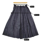 JOURNAL STANDARD LUXE 【APRIL】スカート 定価28600円 デニム 24SS ネイビー レディース ジャーナルスタンダード ラックス【中古】5-0902G♪