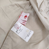 BEAMS JAPAN フェイクレイヤードブラウス 定価20680円 フリル レース ブラウス シャツ 24SS ベージュ レディース ビームス【中古】5-0902M♪