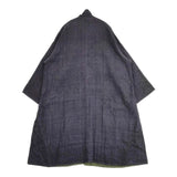 JURGEN LEHL J0153FJ411 シルク コート ネイビー レディース ヨーガンレール【中古】5-1207M∞