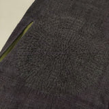 JURGEN LEHL J0153FJ411 シルク コート ネイビー レディース ヨーガンレール【中古】5-1207M∞