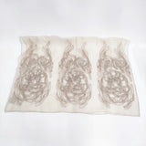 Sybilla シルクオーガンジーローズストール 定価33000円 GK3GA-03300 ストール ベージュ レディース シビラ【中古】5-0829M♪