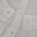 MARGARET HOWELL 579-3150001 TUMBLED COTTON PLAINWEAVE コットン 長袖シャツ 23SS ホワイト メンズ マーガレットハウエル【中古】5-1113M∞
