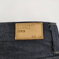 MARGARET HOWELL/EDWIN ORGANIC COTTON DENIM PANTS W29 L30 デニムパンツ ネイビー メンズ マーガレットハウエル/エドウィン【中古】5-0902G♪