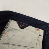 45R/45rpm サイズ33 コットン ジーンズ インディゴ デニムパンツ ネイビー レディース フォーティーファイブアールピーエム【中古】5-1217G∞