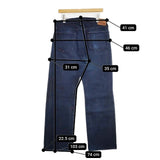 45R/45rpm サイズ33 コットン ジーンズ インディゴ デニムパンツ ネイビー レディース フォーティーファイブアールピーエム【中古】5-1217G∞