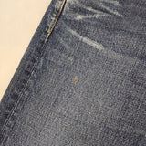 45R/45rpm ダメージ加工 コットン サイズ28 ジーンズ デニムパンツ ブルー レディース フォーティーファイブアールピーエム【中古】5-1217G∞