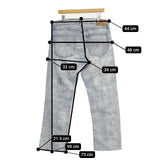 POLO RALPH LAUREN ブリーチ加工 ジーンズ 32/32 クラシックフィット デニムパンツ ライトブルー メンズ ポロ・ラルフローレン【中古】5-1106G∞