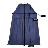 NATURAL LAUNDRY 新品 インディゴシャンブレースモックギャザーワンピース 定価19800円 25SS ネイビー ナチュラルランドリー【中古】5-0902S♪