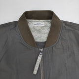 GENTIL ジャンティ ゆるだぼベスト 71013735 ジップアップ コットンナイロン ベスト グレーカーキ レディース【中古】5-1224M∞