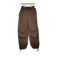 THE SHISHIKUI シシクイ PARACHUTE PANTS サイズM 0782 定価29700円 パラシュート パンツ ブラウン レディース【中古】5-0902M♪