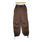 THE SHISHIKUI シシクイ PARACHUTE PANTS サイズM 0782 定価29700円 パラシュート パンツ ブラウン レディース【中古】5-0902M♪