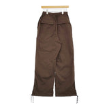 THE SHISHIKUI シシクイ PARACHUTE PANTS サイズM 0782 定価29700円 パラシュート パンツ ブラウン レディース【中古】5-0902M♪