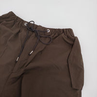 THE SHISHIKUI シシクイ PARACHUTE PANTS サイズM 0782 定価29700円 パラシュート パンツ ブラウン レディース【中古】5-0902M♪