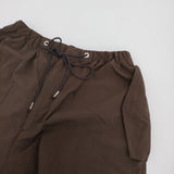 THE SHISHIKUI シシクイ PARACHUTE PANTS サイズM 0782 定価29700円 パラシュート パンツ ブラウン レディース【中古】5-0902M♪
