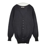 ZUCCa ZU93KR028 ウールニット カーディガン チャコールグレー レディース ズッカ【中古】5-1102T∞