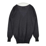 ZUCCa ZU93KR028 ウールニット カーディガン チャコールグレー レディース ズッカ【中古】5-1102T∞