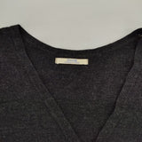 ZUCCa ZU93KR028 ウールニット カーディガン チャコールグレー レディース ズッカ【中古】5-1102T∞