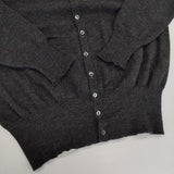 ZUCCa ZU93KR028 ウールニット カーディガン チャコールグレー レディース ズッカ【中古】5-1102T∞