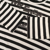 COMME des GARCONS MY ENERGY come from freedom 長袖Ｔシャツ カットソー ロンＴ AD2020 ホワイト ブラック レディース コムデギャルソン【中古】5-1217M∞