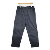 MHL. 595-4143504 SUPERFINE COTTON TWILL 定価25300円 パンツ 24SS 濃紺 ネイビー レディース エムエイチエル【中古】5-1217G∞