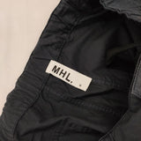 MHL. 595-4143504 SUPERFINE COTTON TWILL 定価25300円 パンツ 24SS 濃紺 ネイビー レディース エムエイチエル【中古】5-1217G∞