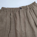 JOURNAL STANDARD LUXE ベルギーリネンツイル テーパーパンツ 定価24200円 パンツ 23SS カーキ レディース ジャーナルスタンダード ラックス【中古】6-0308M∞