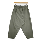 himukashi 接触冷感ナイロンパンツ ワイドイージー パンツ カーキ レディース ヒムカシ【中古】5-1217M∞