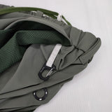 himukashi 接触冷感ナイロンパンツ ワイドイージー パンツ カーキ レディース ヒムカシ【中古】5-1217M∞