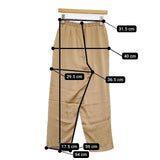 EQUALAND TRUST AND INTIMATE イコーランド シルク イージー パンツ ベージュ レディース【中古】5-1217M∞