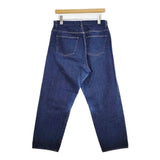 YAECA ワイド テーパード 30インチ 11-13W ジーンズ デニムパンツ ブルー レディース ヤエカ【中古】5-1217G∞