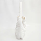 TEMBEA 中綿 コーデュロイ ワンハンドル トートバッグ ホワイト レディース テンベア【中古】5-1120T◎