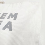 TEMBEA 中綿 コーデュロイ ワンハンドル トートバッグ ホワイト レディース テンベア【中古】5-1120T◎