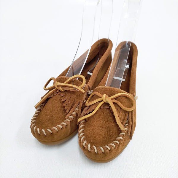 Minnetonka サイズ6 モカシン シューズ・靴 ブラウン レディース ミネトンカ【中古】5-1102G◎