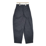 TODAYFUL 12410706 Jacquard Stripe Trousers 定価25300円 ジャガード パンツ 濃紺 ネイビー ブラック レディース トゥデイフル【中古】6-0305M∞