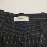 TODAYFUL 12410706 Jacquard Stripe Trousers 定価25300円 ジャガード パンツ 濃紺 ネイビー ブラック レディース トゥデイフル【中古】6-0305M∞